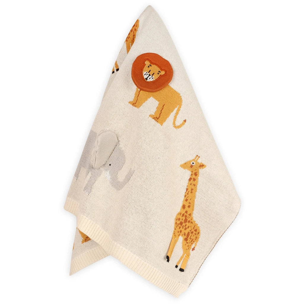 Jacquard Sweater Knit Baby Blanket 16 Jacquard Sweater Knit Baby Blanket - Image 16