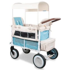 VW4 Volkswagen Stroller Wagon -Tiny Baby Essentials Store vw2 blue side
