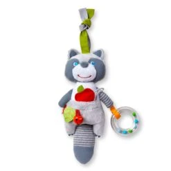 HABA Willie Raccoon Hanging Toy -Tiny Baby Essentials Store willie raccoon 306685 2