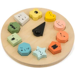 Shapes Of Emotions 7 Shapes Of Emotions -Tiny Baby Essentials Store wonder wise emotions wooden toy 02