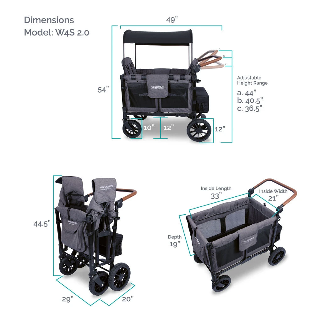 W4 Stroller Wagon | Luxe 17 W4 Stroller Wagon | Luxe - Image 17