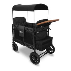 W4 Stroller Wagon | Luxe 22 W4 Stroller Wagon | Luxe -Tiny Baby Essentials Store wonderfold luxe stroller in volcanic black