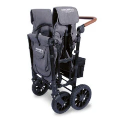 W2 Stroller Wagon | Luxe 38 W2 Stroller Wagon | Luxe -Tiny Baby Essentials Store wonderfold luxe w2 wagon in grey