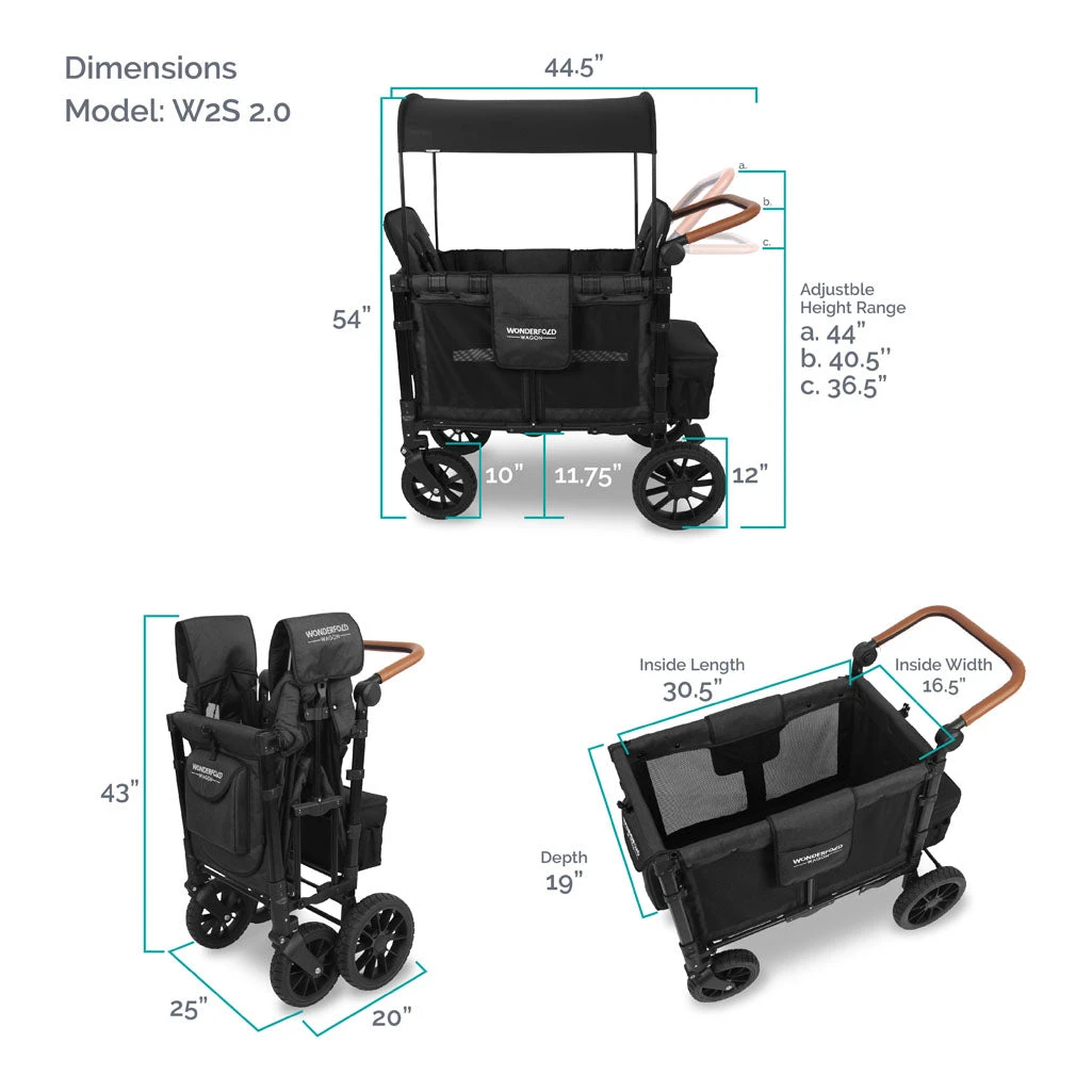 W2 Stroller Wagon | Luxe 5 W2 Stroller Wagon | Luxe - Image 5