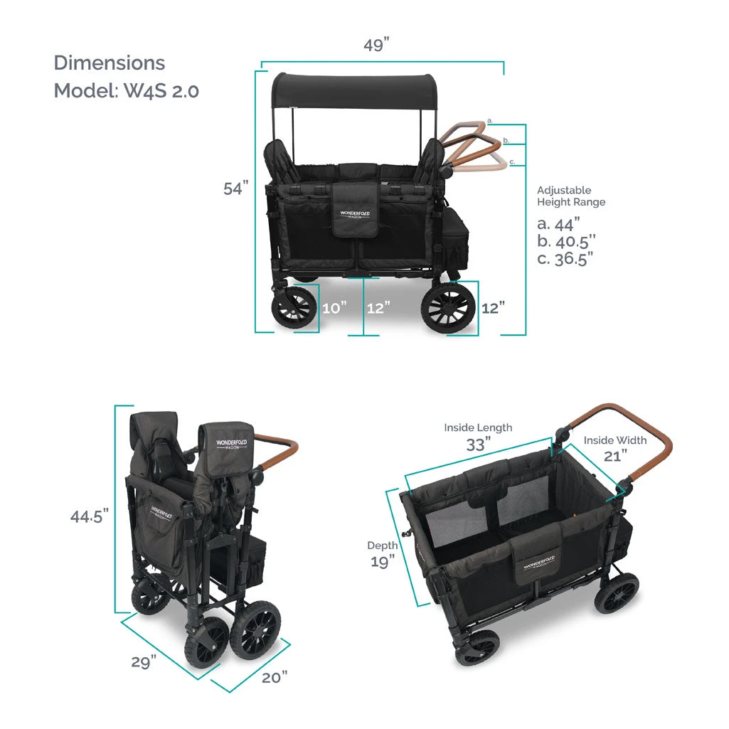 W4 Stroller Wagon | Luxe 7 W4 Stroller Wagon | Luxe - Image 7