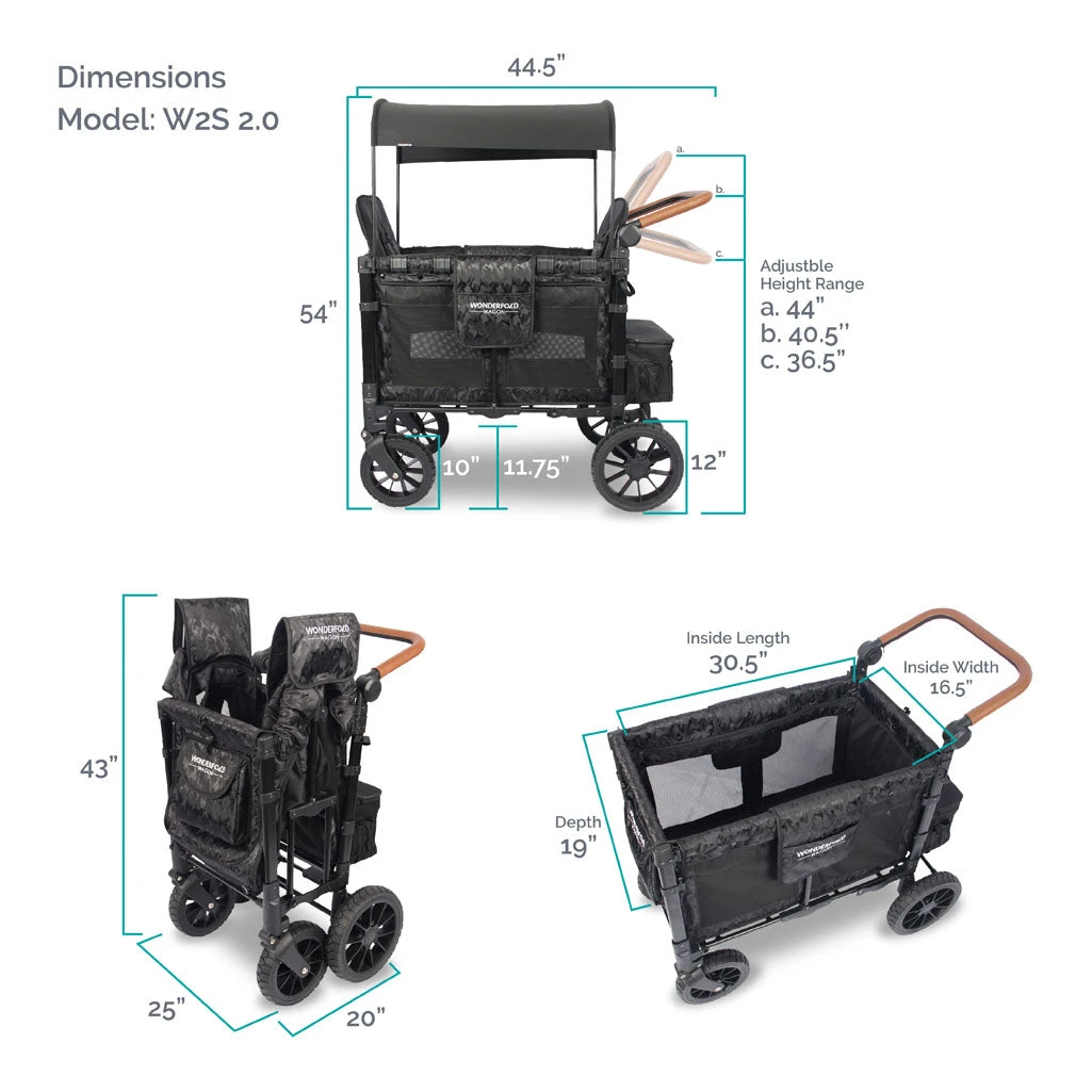 W2 Stroller Wagon | Luxe 15 W2 Stroller Wagon | Luxe - Image 15