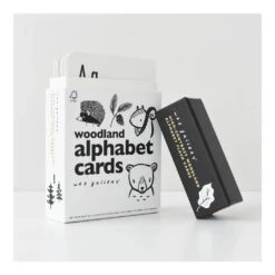 Alphabet Cards -Tiny Baby Essentials Store woodland alphabet cards