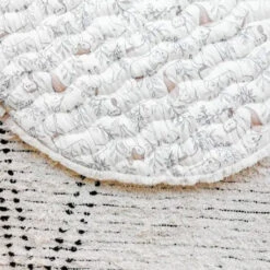 Ezra Woodland Quilted Playmat -Tiny Baby Essentials Store woodland playmat5